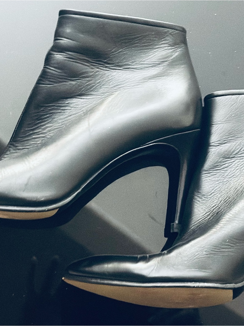 YSL Vintage Ankle Boots - Sleek Side-Zip Design